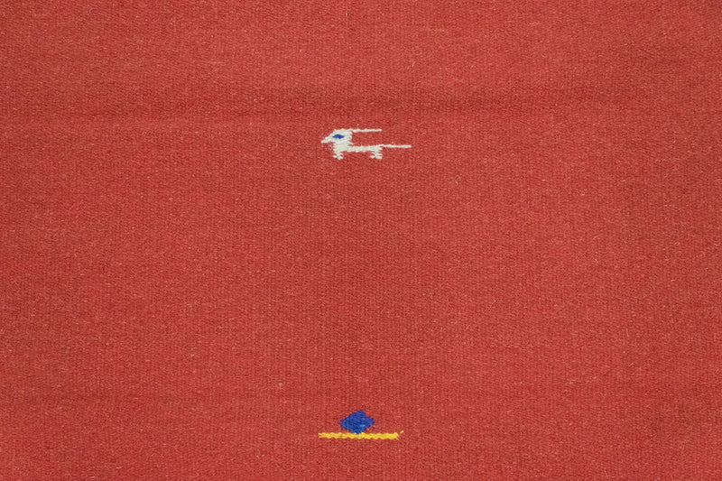 Alfombra Kelim - Tendencia - 180 x 120 cm - rojo