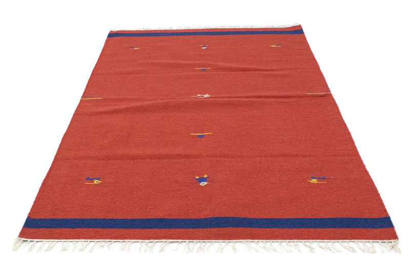 Alfombra Kelim - Tendencia - 180 x 120 cm - rojo