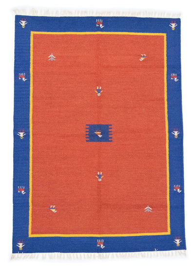 Kilim moderno Alfombra 140x200cm - Alfombra de lana