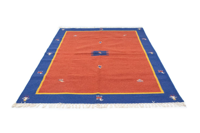 Alfombra Kelim - Tendencia - 200 x 140 cm - naranja