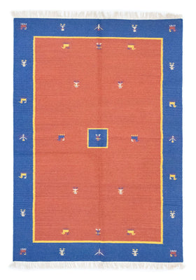 Alfombra Kelim - Tendencia - 200 x 140 cm - naranja