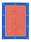 Alfombra Kelim - Tendencia - 200 x 140 cm - naranja