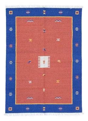 Alfombra Kelim - Tendencia - 200 x 140 cm - rojo