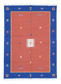 Alfombra Kelim - Tendencia - 200 x 140 cm - rojo