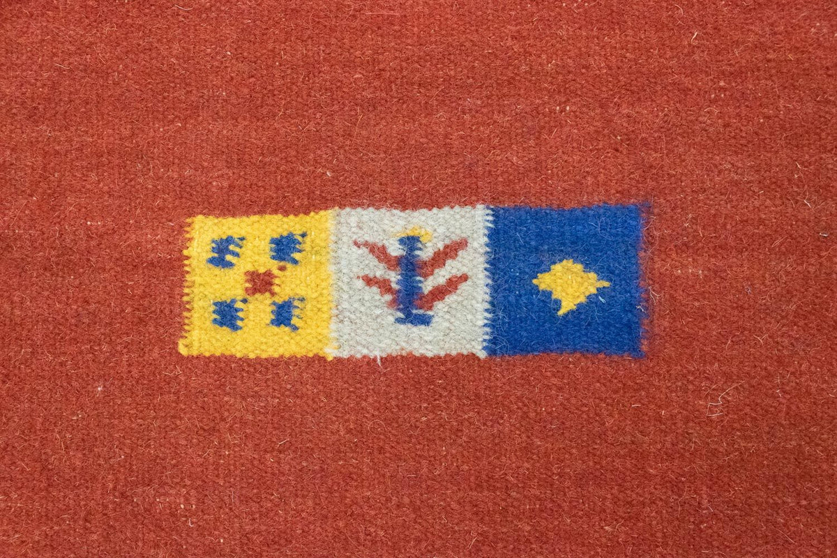 Alfombra Kelim - Tendencia - 200 x 140 cm - rojo