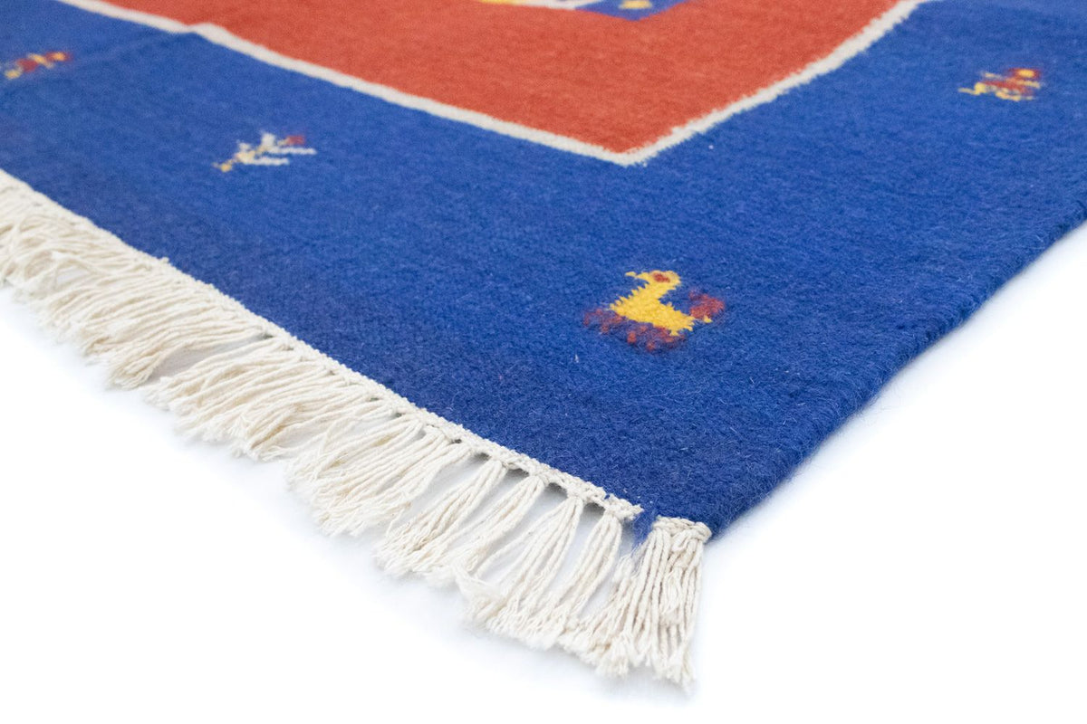 Alfombra Kelim - Tendencia - 200 x 140 cm - rojo