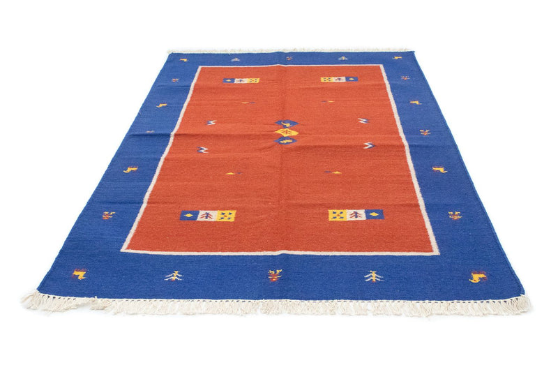 Alfombra Kelim - Tendencia - 200 x 140 cm - rojo