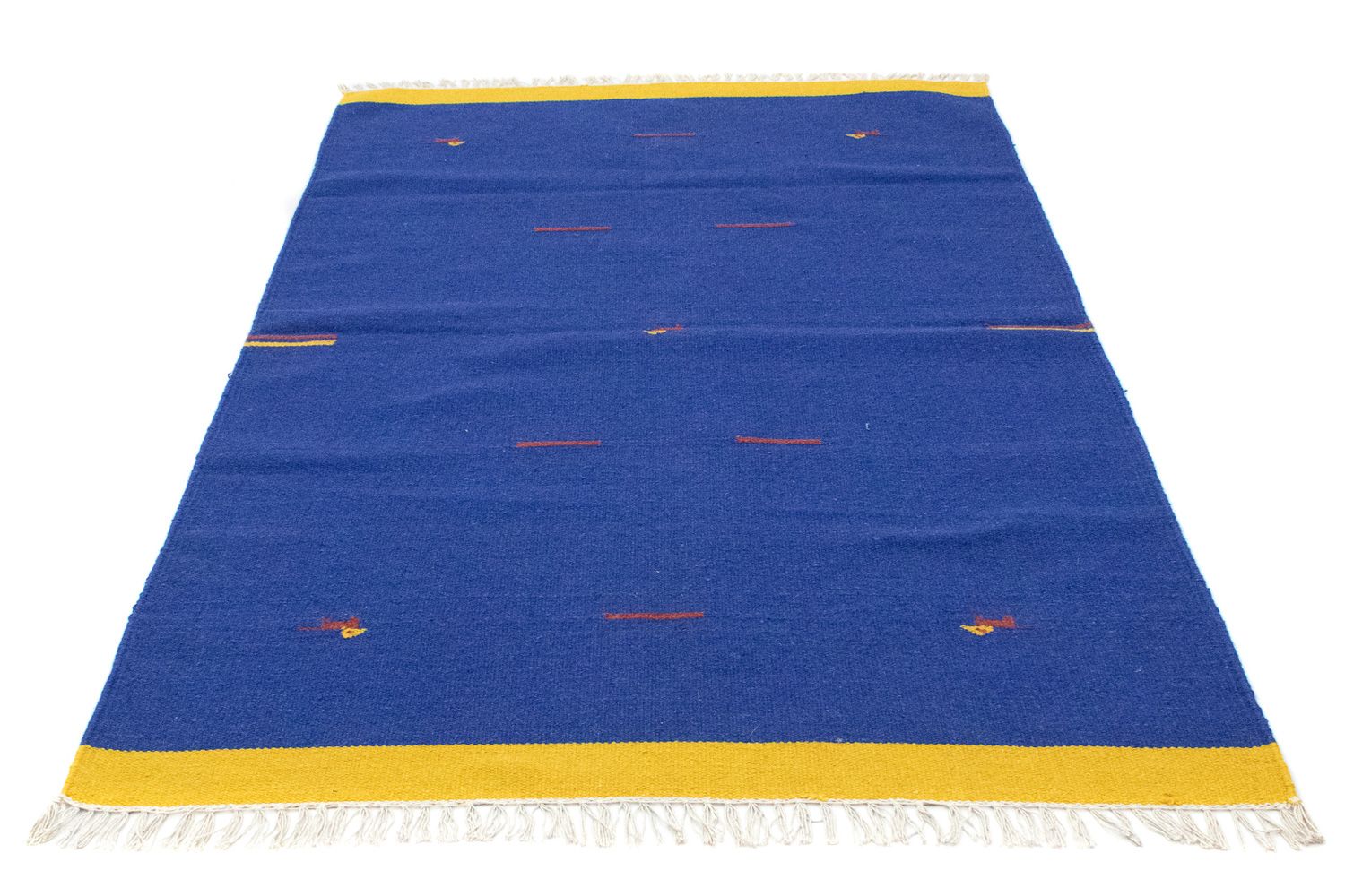 Alfombra Kelim - Tendencia - 180 x 120 cm - azul