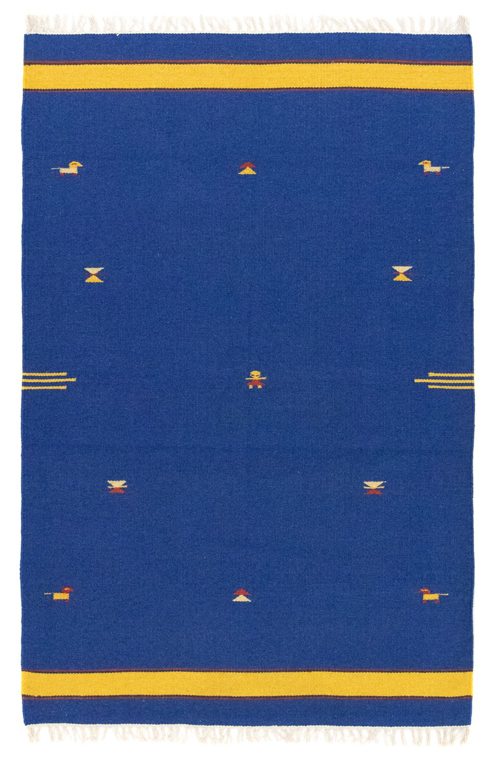 Alfombra Kelim - Tendencia - 180 x 120 cm - azul