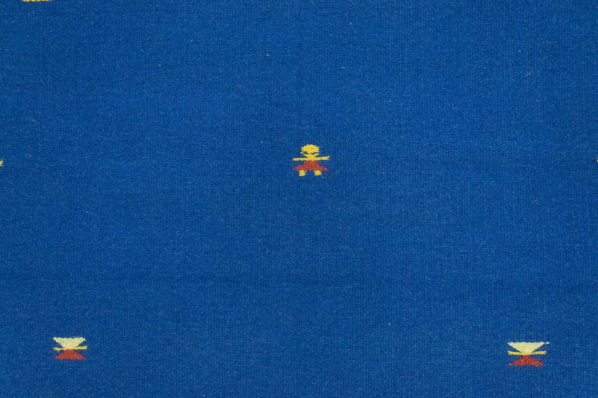 Alfombra Kelim - Tendencia - 180 x 120 cm - azul