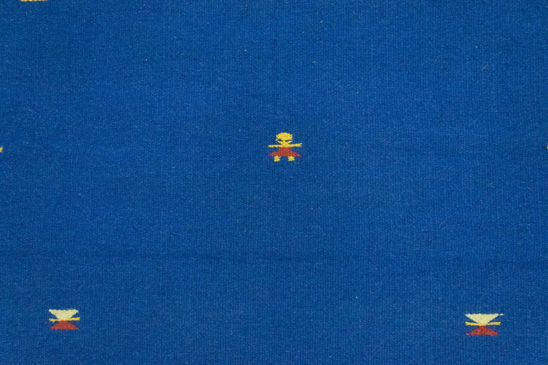Alfombra Kelim - Tendencia - 180 x 120 cm - azul