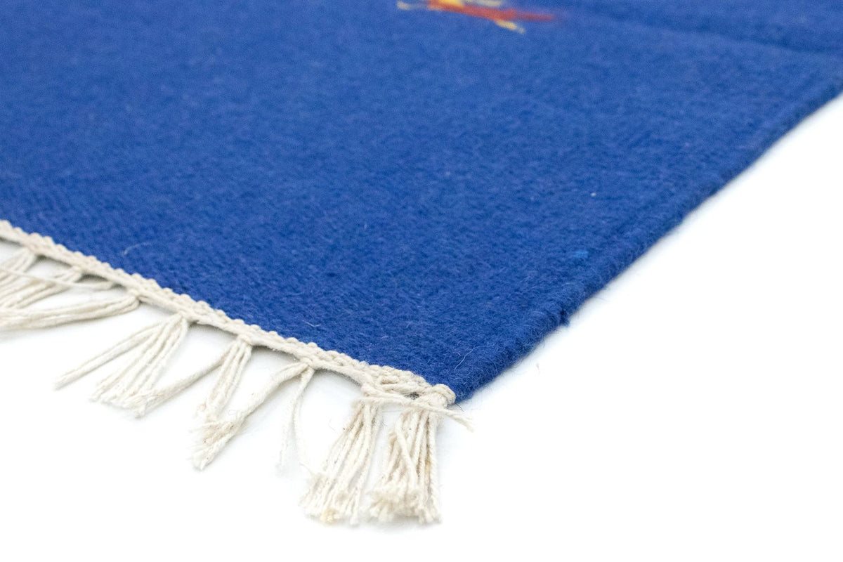 Alfombra Kelim - Tendencia - 180 x 120 cm - azul