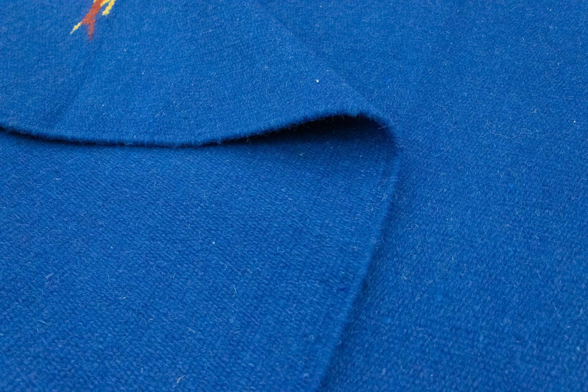 Alfombra Kelim - Tendencia - 180 x 120 cm - azul