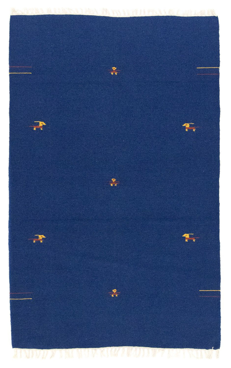 Alfombra Kelim - Tendencia - 180 x 120 cm - azul