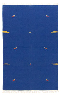 Alfombra Kelim - Tendencia - 180 x 120 cm - azul