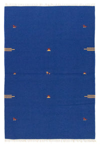 Alfombra Kelim - Tendencia - 180 x 120 cm - azul