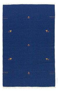 Alfombra Kelim - Tendencia - 180 x 120 cm - azul