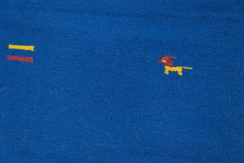 Alfombra Kelim - Tendencia - 180 x 120 cm - azul