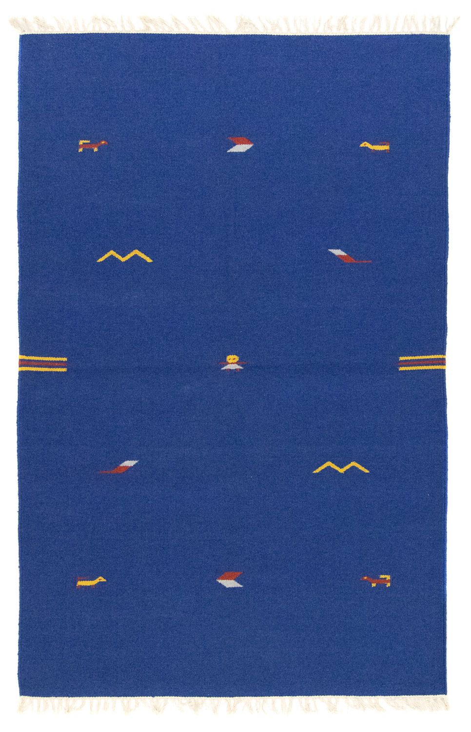 Alfombra Kelim - Tendencia - 180 x 120 cm - azul