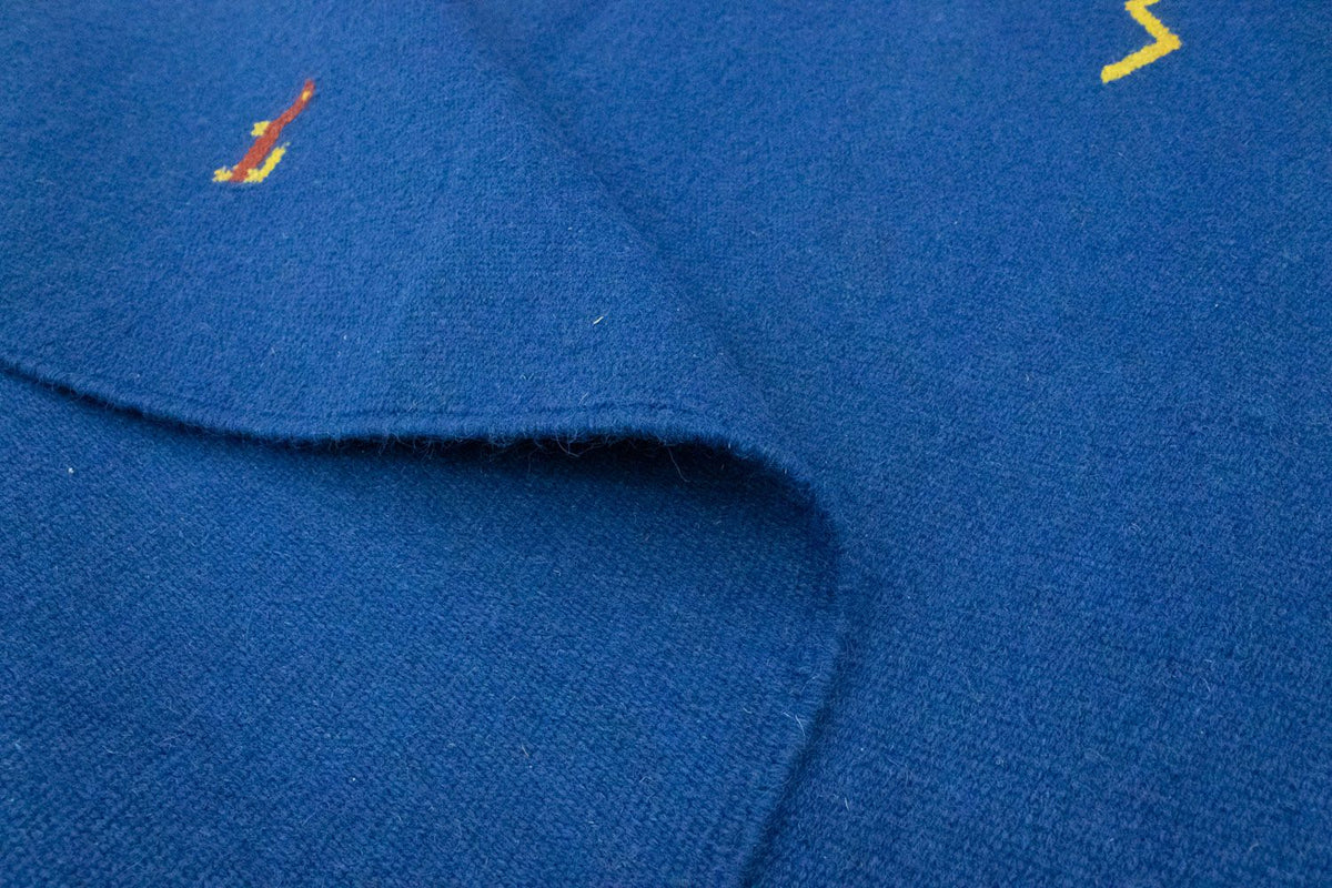 Alfombra Kelim - Tendencia - 180 x 120 cm - azul