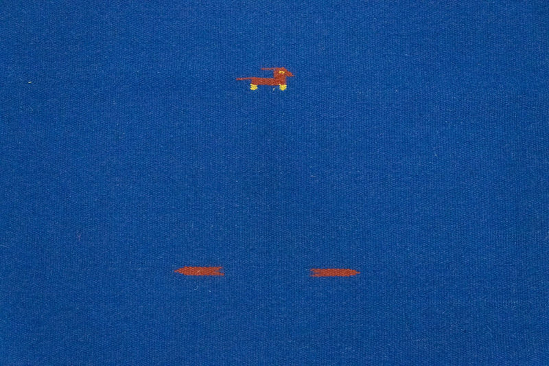 Alfombra Kelim - Tendencia - 180 x 120 cm - azul