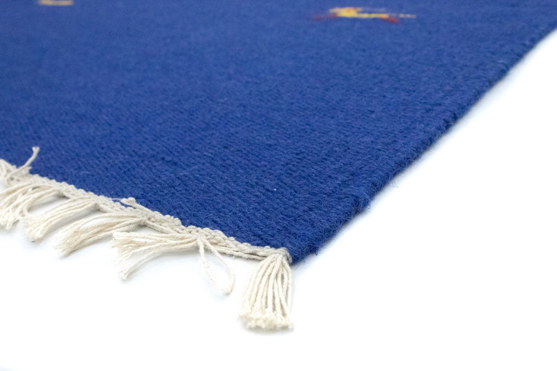 Alfombra Kelim - Tendencia - 180 x 120 cm - azul