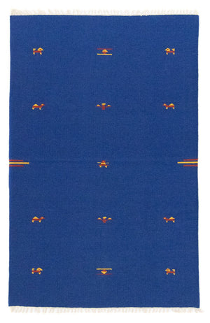 Alfombra Kelim - Tendencia - 180 x 120 cm - azul
