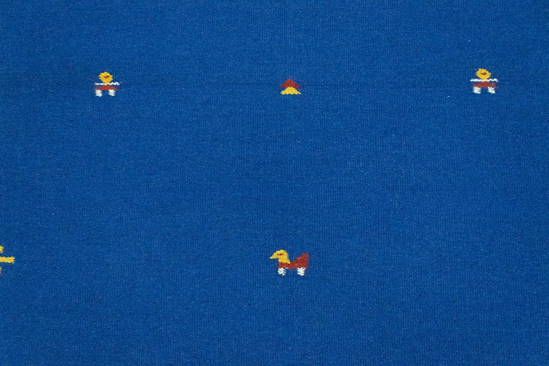 Alfombra Kelim - Tendencia - 180 x 120 cm - azul
