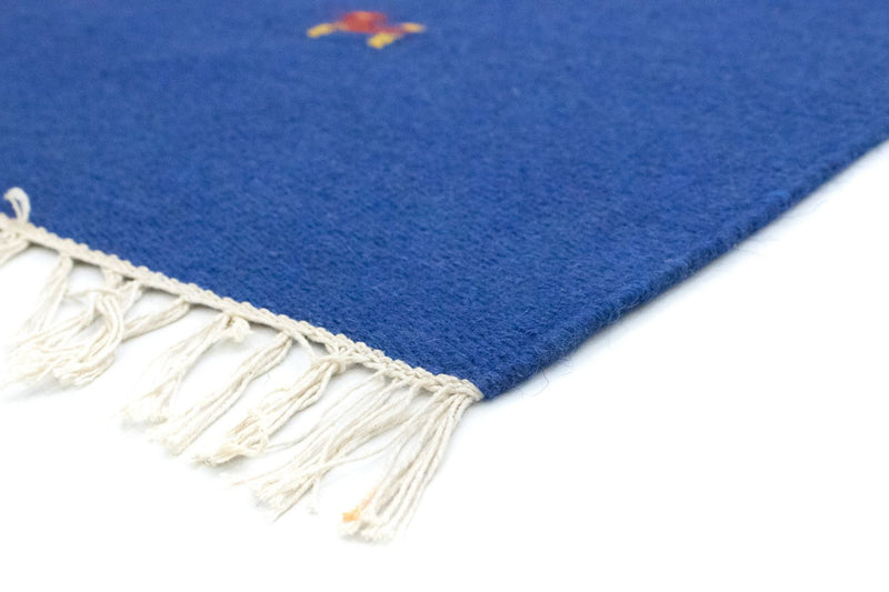 Alfombra Kelim - Tendencia - 180 x 120 cm - azul