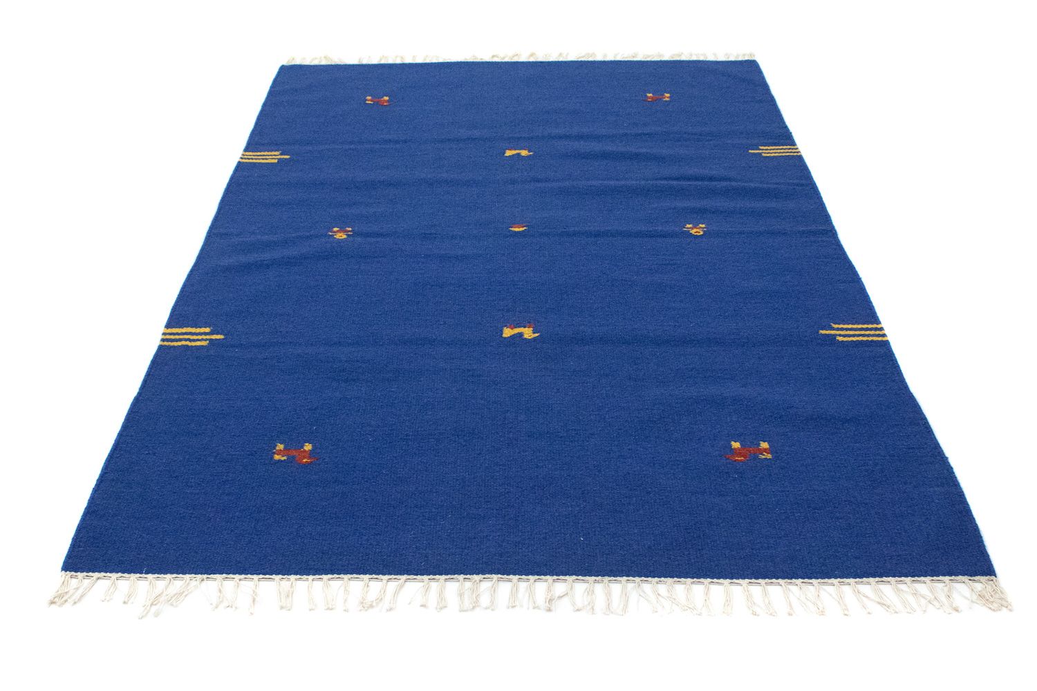 Alfombra Kelim - Tendencia - 180 x 120 cm - azul