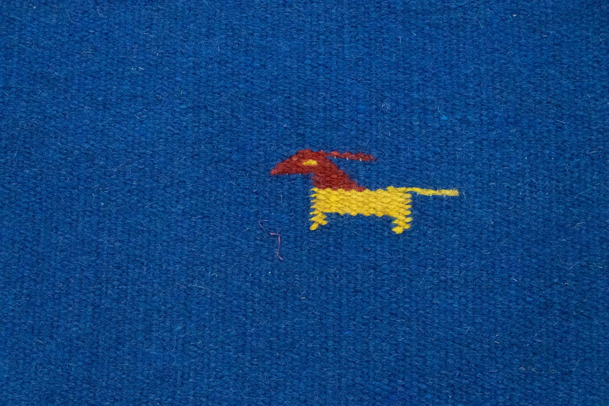 Alfombra Kelim - Tendencia - 180 x 120 cm - azul