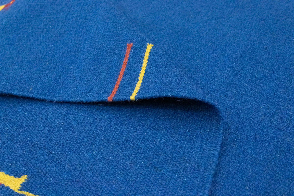 Alfombra Kelim - Tendencia - 180 x 120 cm - azul