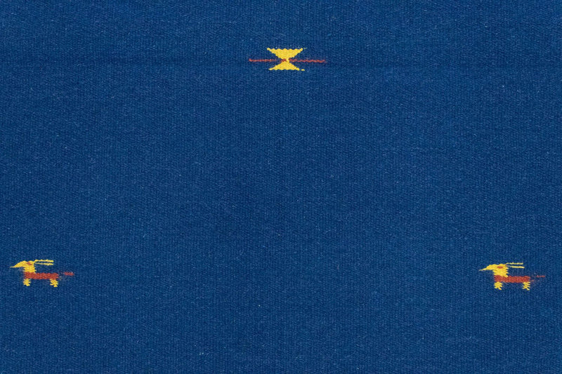 Alfombra Kelim - Tendencia - 180 x 120 cm - azul