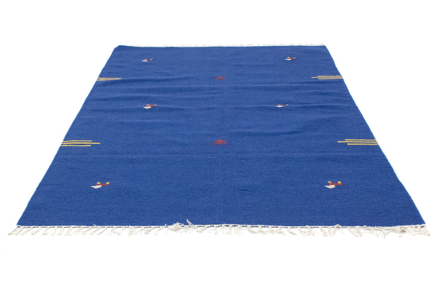 Alfombra Kelim - Tendencia - 180 x 120 cm - azul