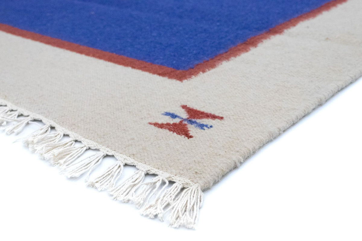 Alfombra Kelim - Tendencia - 180 x 120 cm - azul