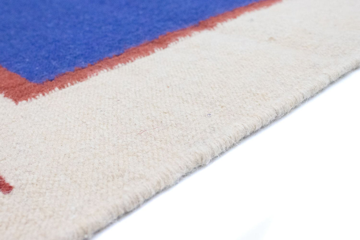 Alfombra Kelim - Tendencia - 180 x 120 cm - azul