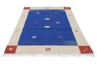 Alfombra Kelim - Tendencia - 180 x 120 cm - azul