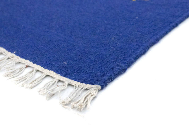 Alfombra Kelim - Tendencia - 180 x 120 cm - azul