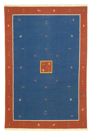 Alfombra Kelim - Tendencia - 300 x 200 cm - azul