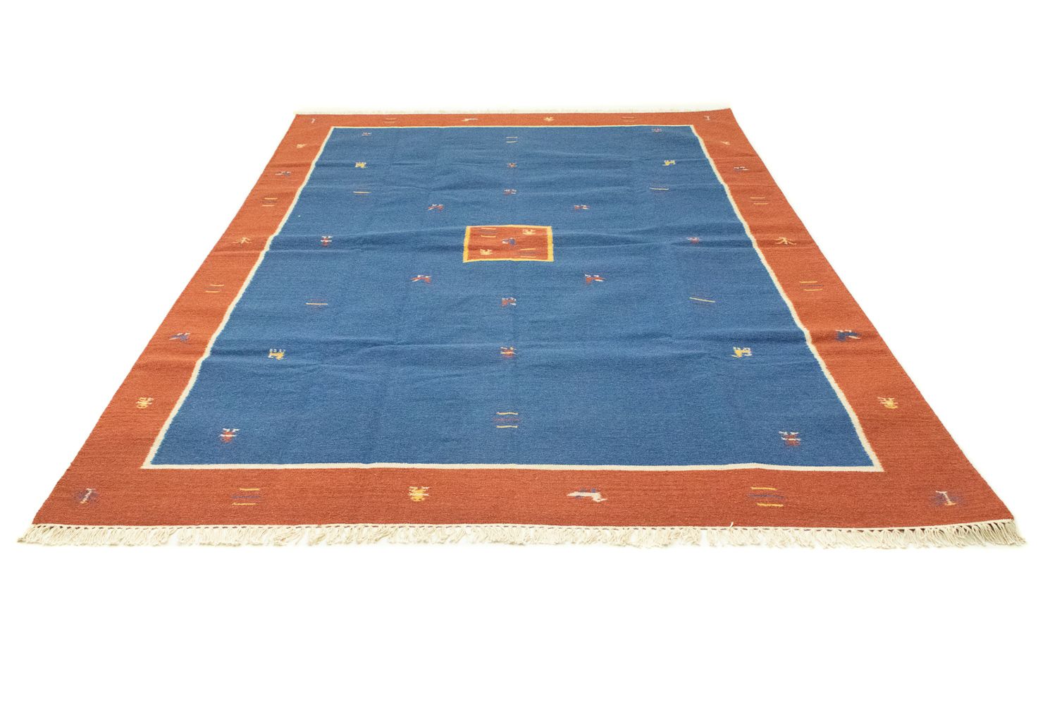 Alfombra Kelim - Tendencia - 300 x 200 cm - azul