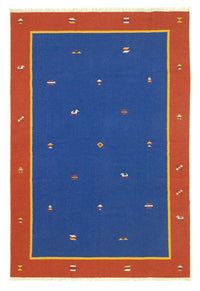 Alfombra Kelim - Tendencia - 300 x 200 cm - azul