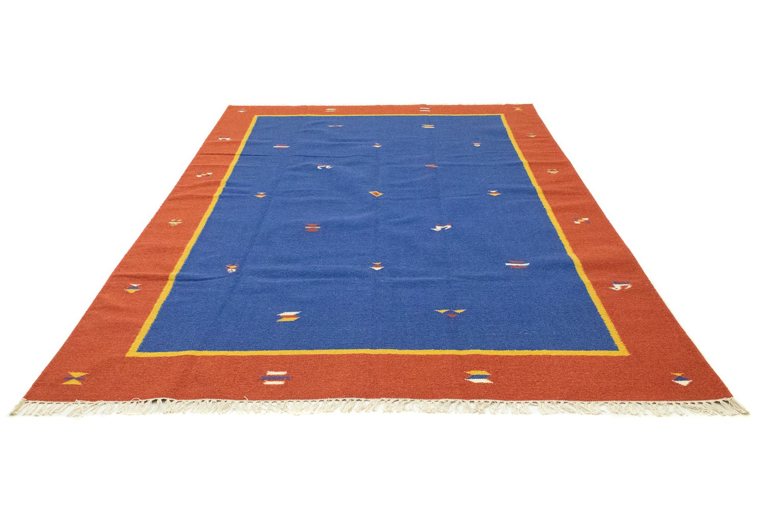 Alfombra Kelim - Tendencia - 300 x 200 cm - azul