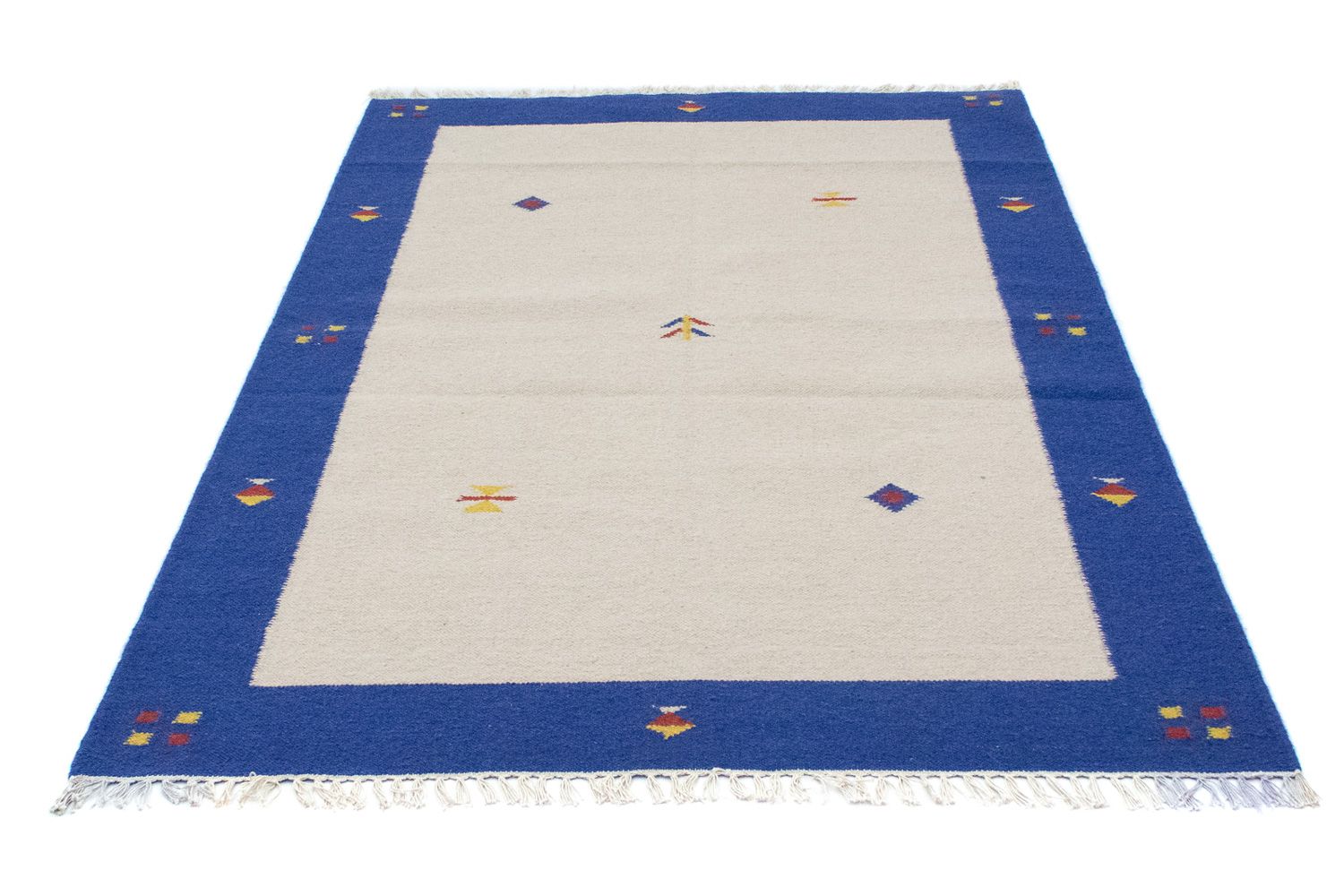 Alfombra Kelim - Tendencia - 180 x 120 cm - beige