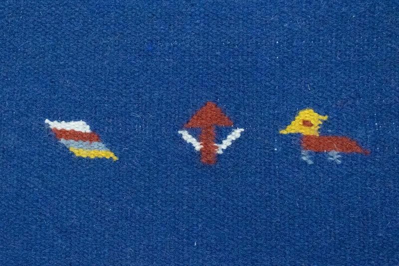 Alfombra Kelim - Tendencia - 180 x 120 cm - azul