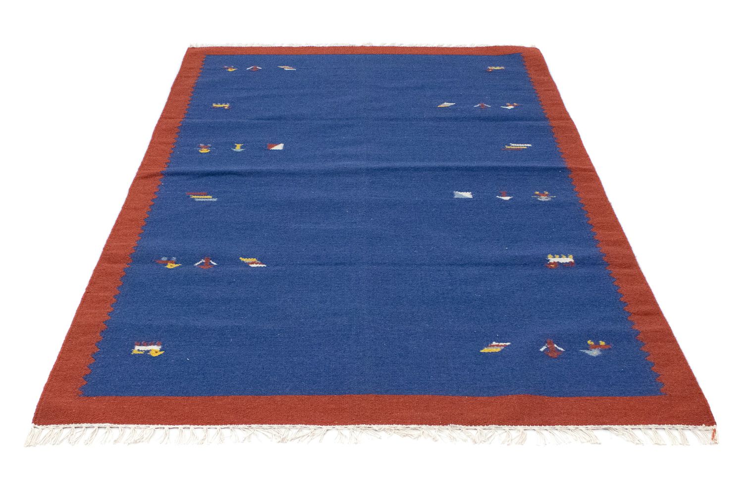 Alfombra Kelim - Tendencia - 180 x 120 cm - azul