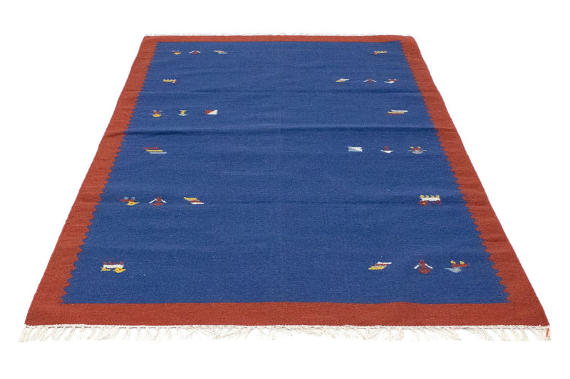 Alfombra Kelim - Tendencia - 180 x 120 cm - azul
