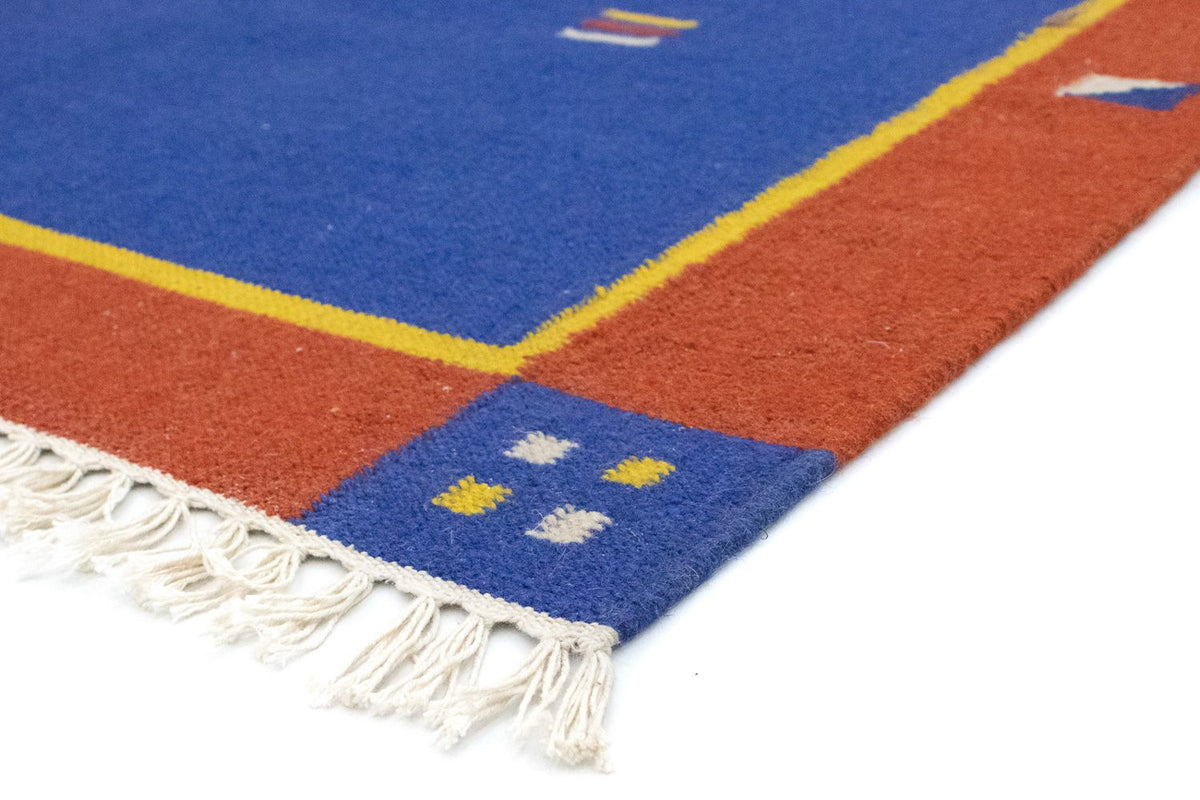 Alfombra Kelim - Tendencia - 180 x 120 cm - azul