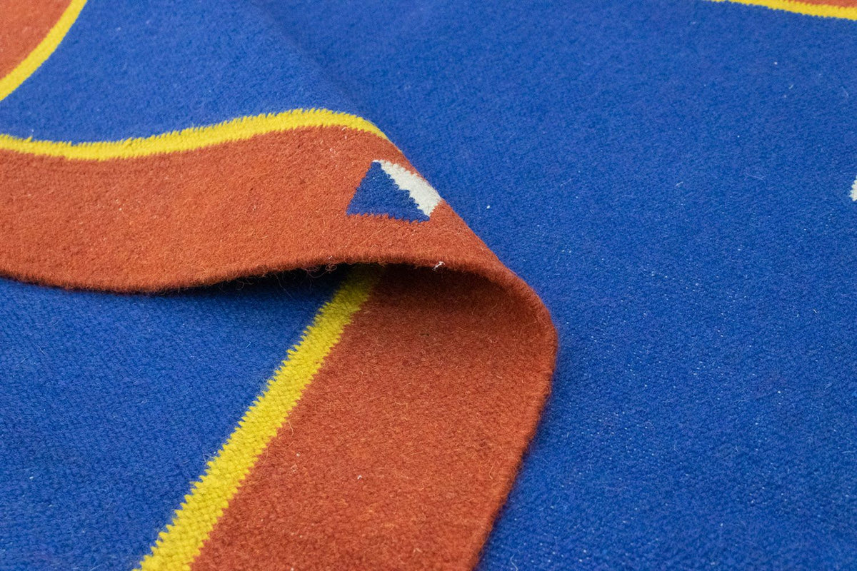 Alfombra Kelim - Tendencia - 180 x 120 cm - azul