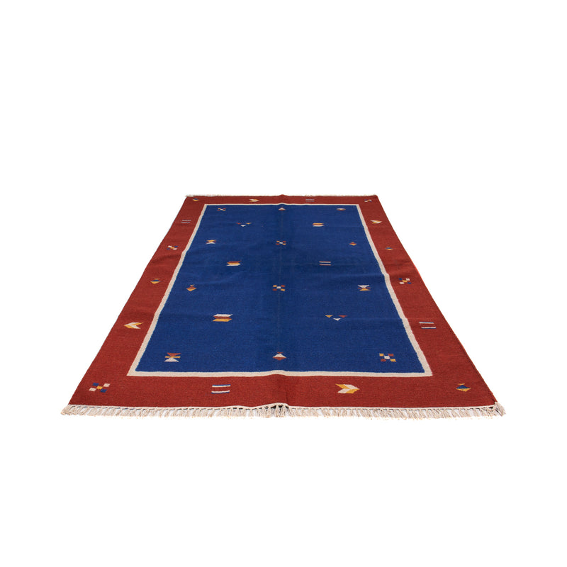 Alfombra Kelim - Tendencia - 240 x 170 cm - azul oscuro