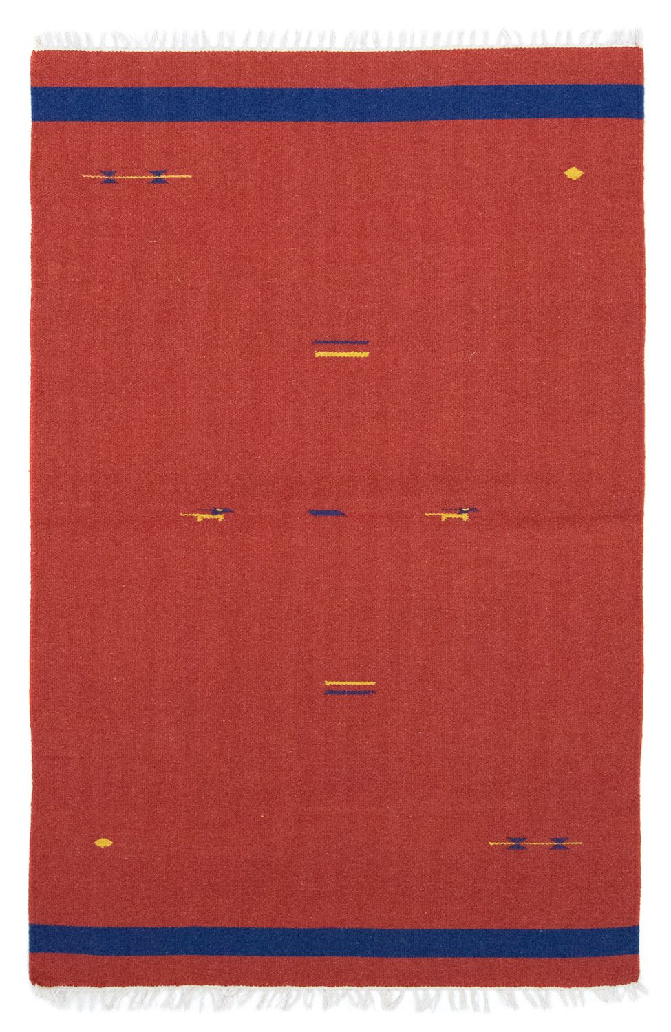 Alfombra Kelim - Tendencia - 180 x 120 cm - rojo